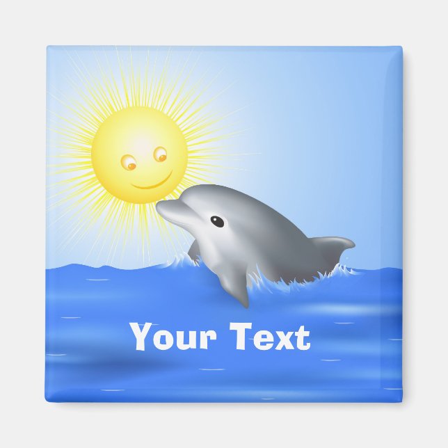 Aimant Bébé Dauphin (Devant)