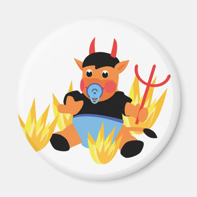 Aimant bébé diable (Devant)