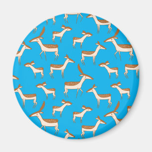 Aimant Bébé mignon cerf et famille