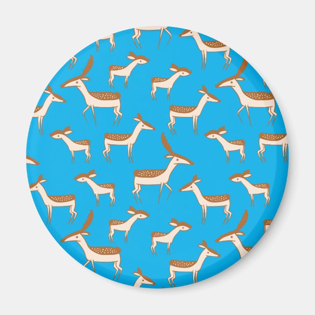 Aimant Bébé mignon cerf et famille (Devant)