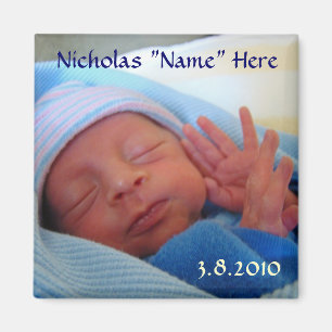Aimant bébé né Cadeaux d'annonce de nouveau bébé
