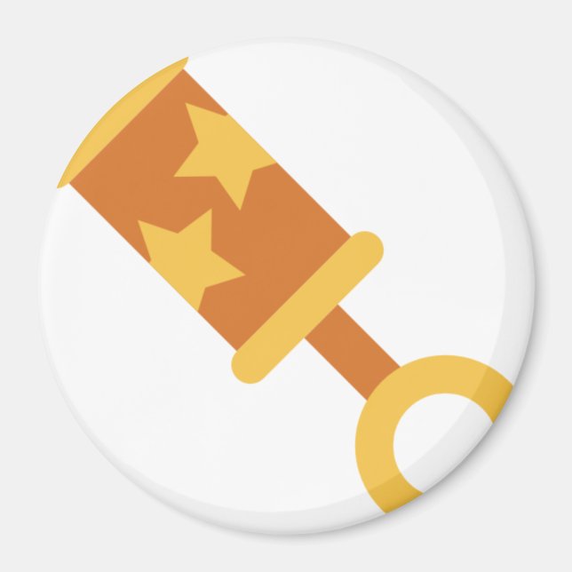 Aimant bébé orange (Devant)