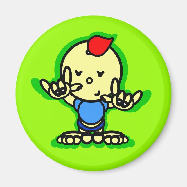 Aimant BÉBÉ SURFER (Devant)