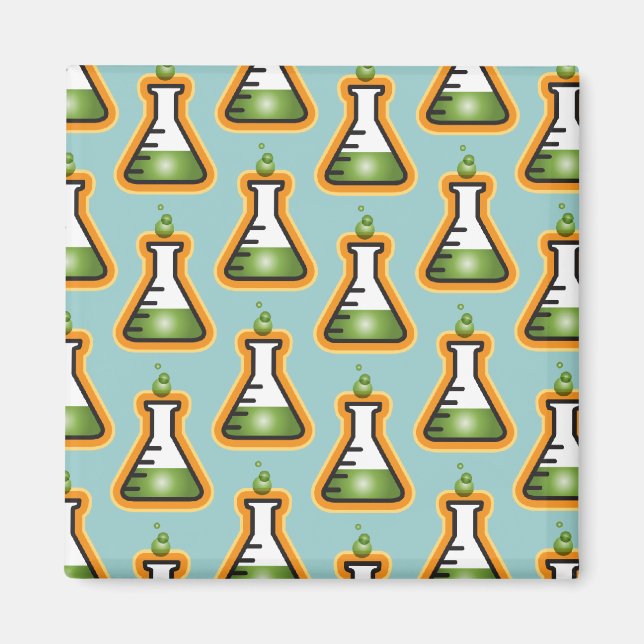 Aimant Béchers de scientifiques (Devant)