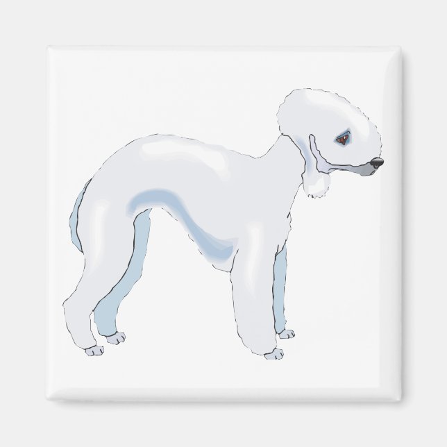 Aimant Bedlington Terrier (Devant)