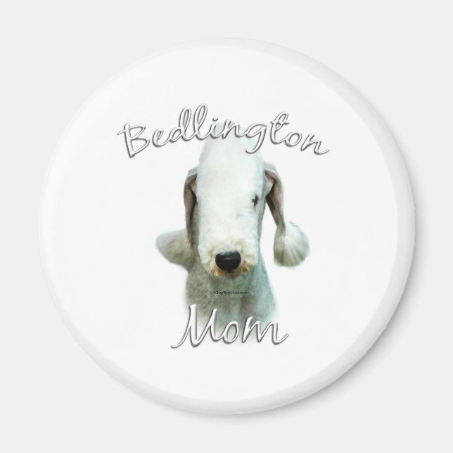 Aimant Bedlington Terrier Maman 2 (Devant)
