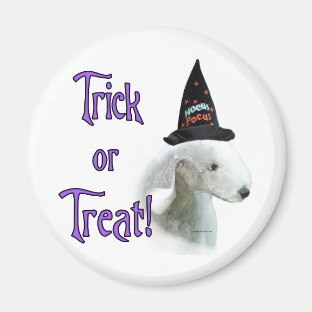 Aimant Bedlington Terrier Trick (Devant)
