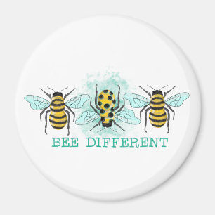 Aimant Bee Different Bumble Bee Trio