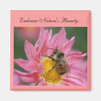 Aimant Bee On Daisy La Beauté de la Nature Inspirationnel