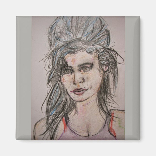 Aimant Beehive Girl Walking (Devant)