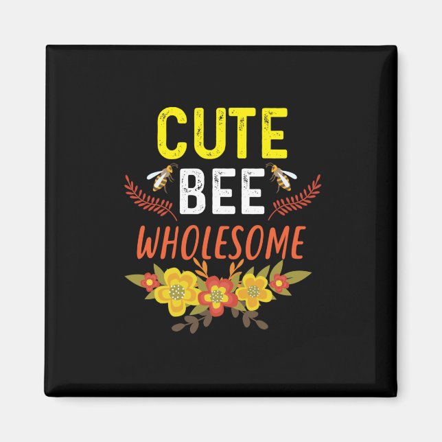 Aimant Beekeeper Art Cute Bee Whesome (Devant)
