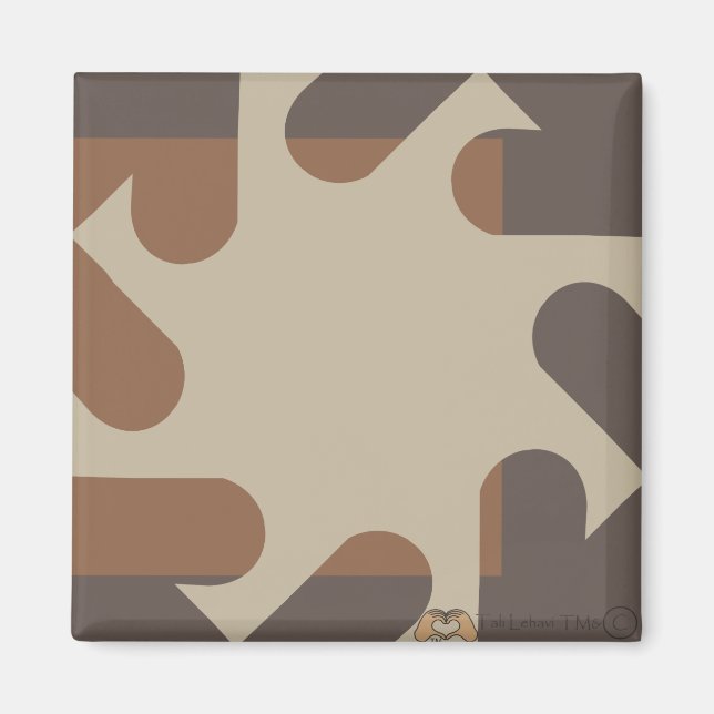 Aimant beige Sun Sponap 1 (Devant)