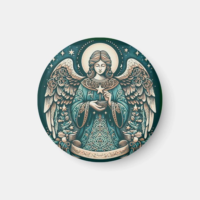 Aimant Bel Ange sous les étoiles (Devant)
