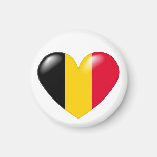 Aimant belge de coeur - belge de Coeur