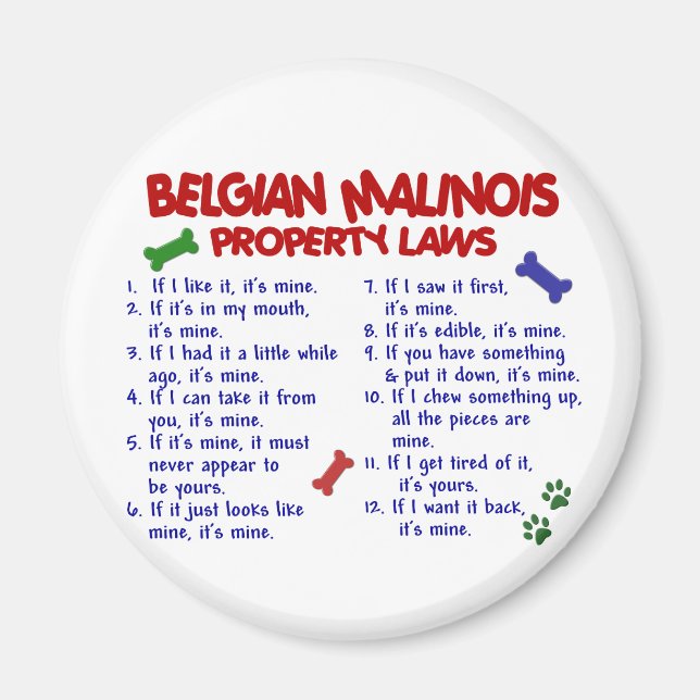 AIMANT BELGE MALINOIS PL2 (Devant)