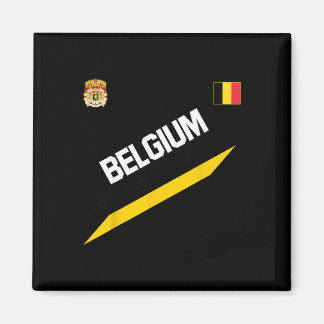 Aimant Belgian Football Soccer Ball Travel Jersey Allez L
