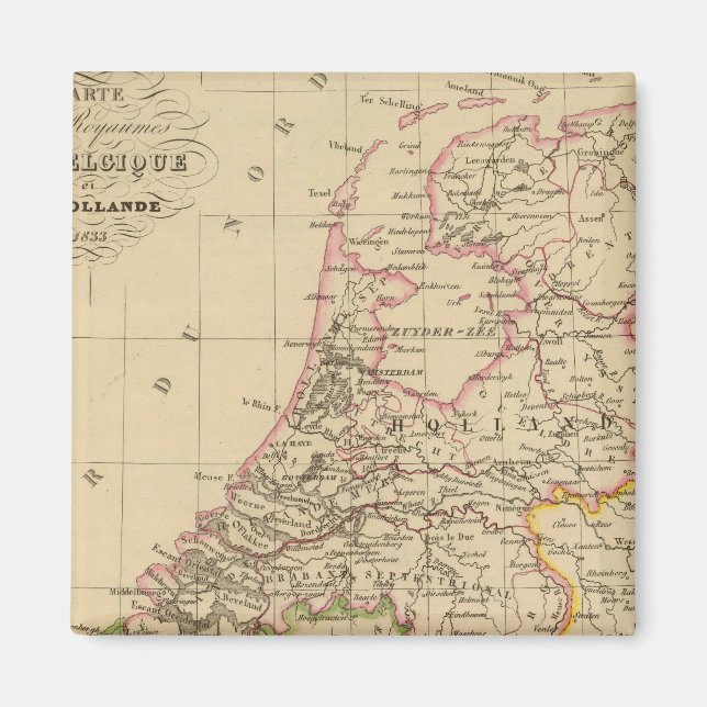 Aimant Belgique et Hollande, 1812 (Devant)