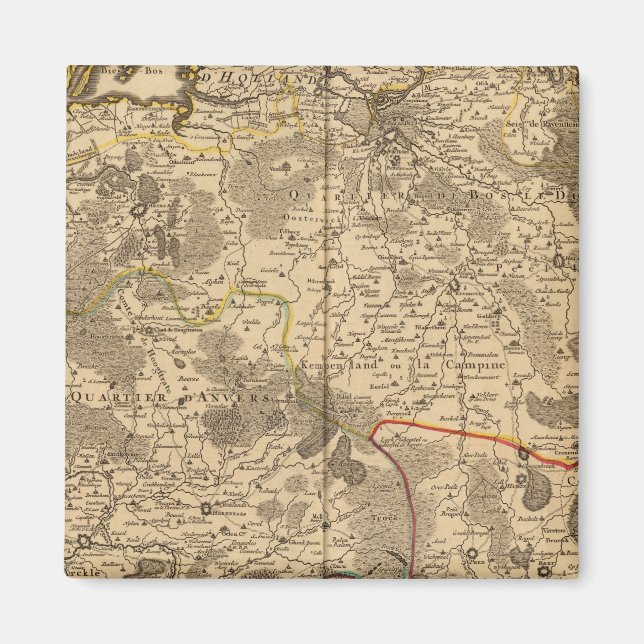 Aimant Belgique et Pays-Bas (Devant)