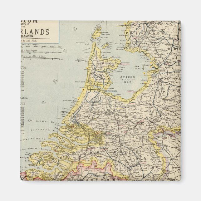 Aimant Belgique, Pays-Bas 2 (Devant)