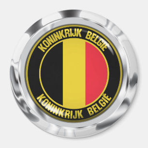 Aimant Belgium Round Emblem