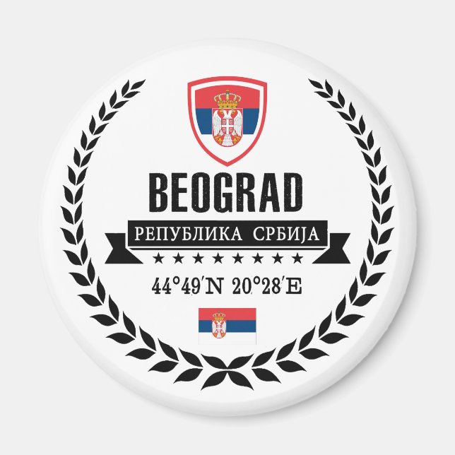 Aimant Belgrade (Devant)