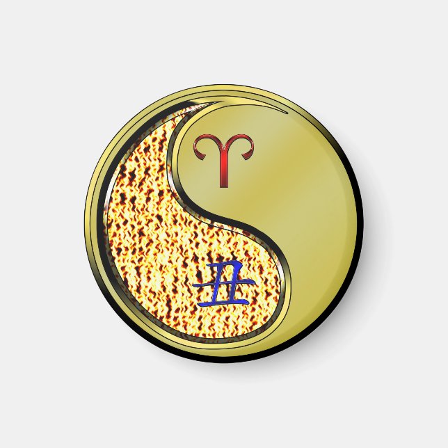 Aimant Bélier et oxe métallique (Devant)