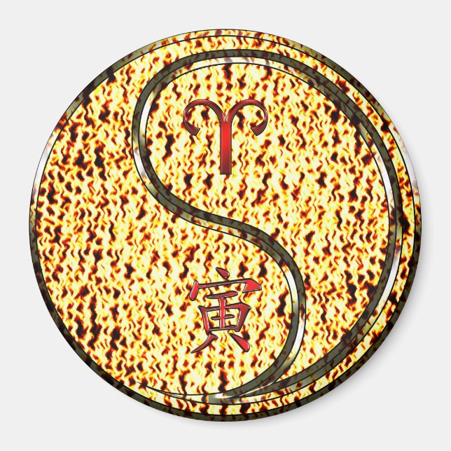 Aimant Bélier et Tiger (Devant)