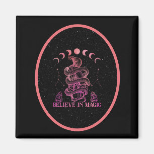 Aimant Believe In Magic Celestial Wiccan Art