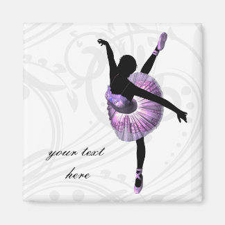 Aimant Belle Ballerina en violet