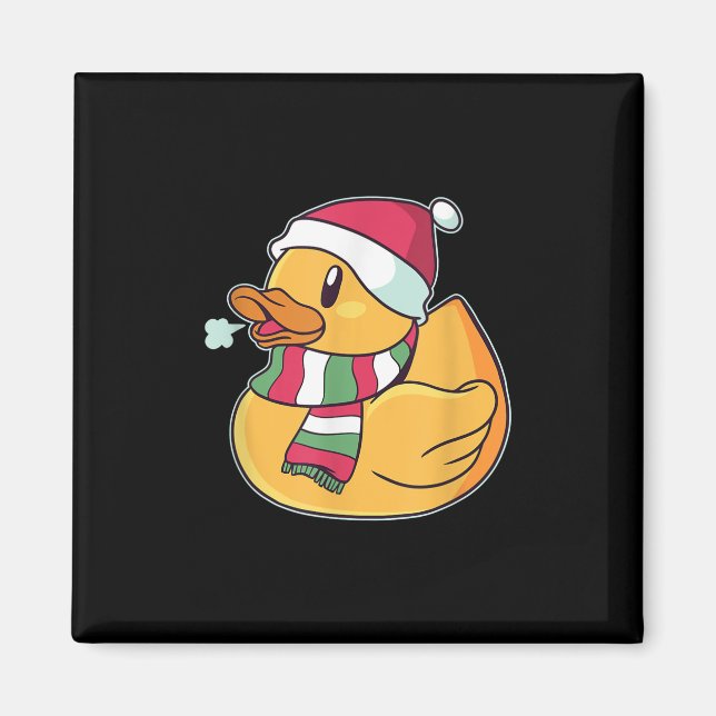 Aimant Belle Canard de canard Noël (Devant)