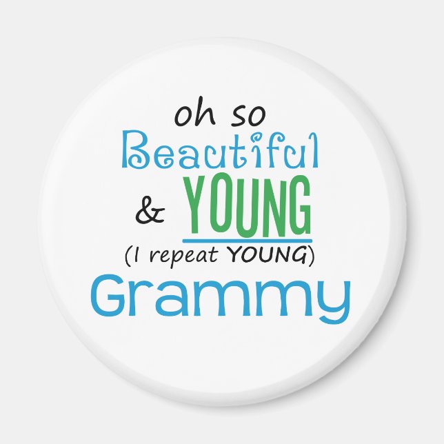 Aimant Belle et jeune Grammy (Devant)