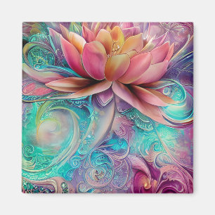 Aimant Belle Ethérée Whimsical Lotus Flower