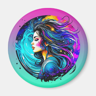 Aimant Belle Femme Ethérée N'Arrête Jamais De Rêver