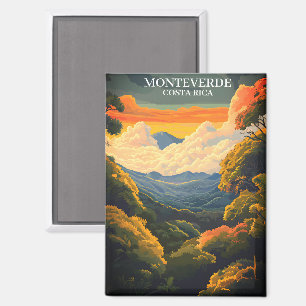 Aimant Belle forêt nuageuse de Monteverde Costa Rica