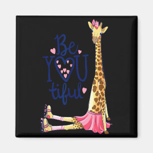 Aimant Belle Girafe _ Inspirez Être Vous Girafe Animal 