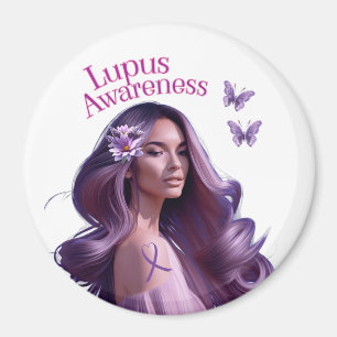 Aimant Belle Lady Lupus Sensibilisation
