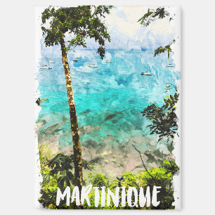 Aimant Belle Martinique Tropical Island