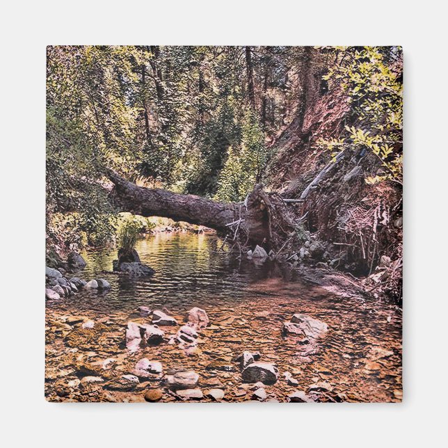 Aimant Belle matinée de printemps.... (Devant)