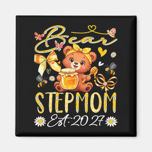Aimant Belle-mère Est 2027 Nœud Papillon Floral Fête Des 