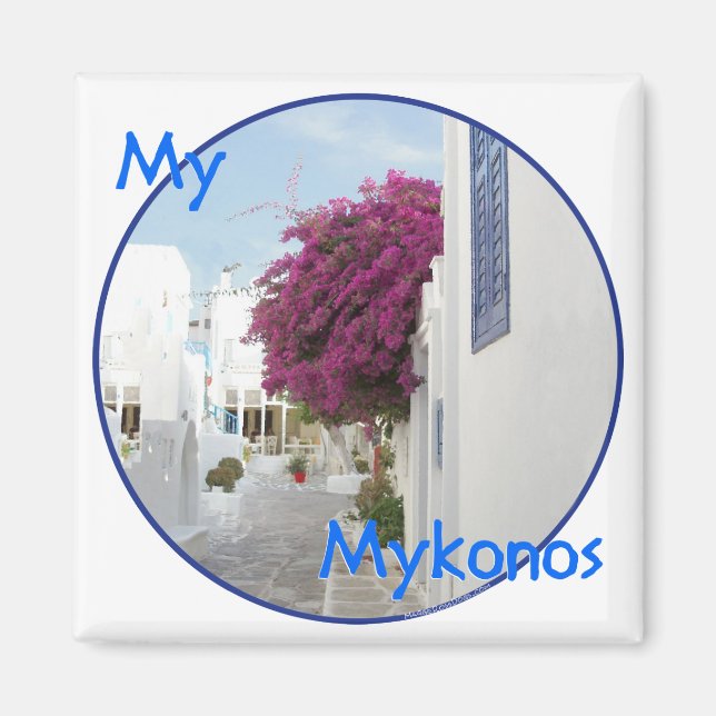 Aimant Belle Mykonos (Devant)