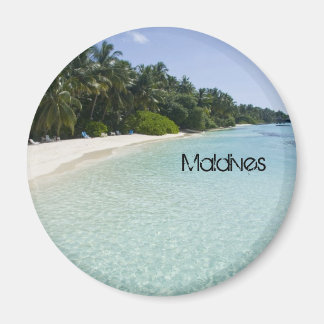 Aimant Belle plage aux Maldives