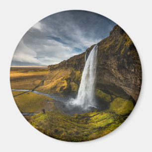 Aimant Belle vue de paysage de Seljalandsfoss