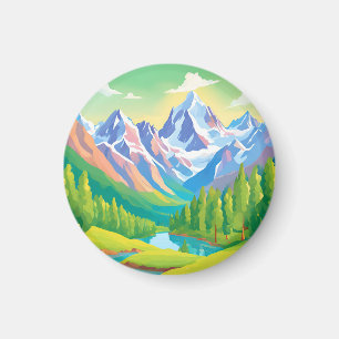 Aimant Belles montagnes