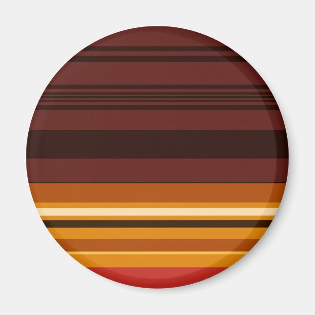 Aimant Belles rayures vintages (Devant)