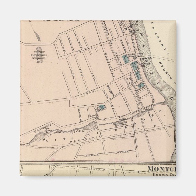 Aimant Belleville, Montclair, NJ (Devant)