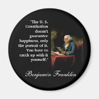 Ben Franklin Cite "La Constitution américaine..."