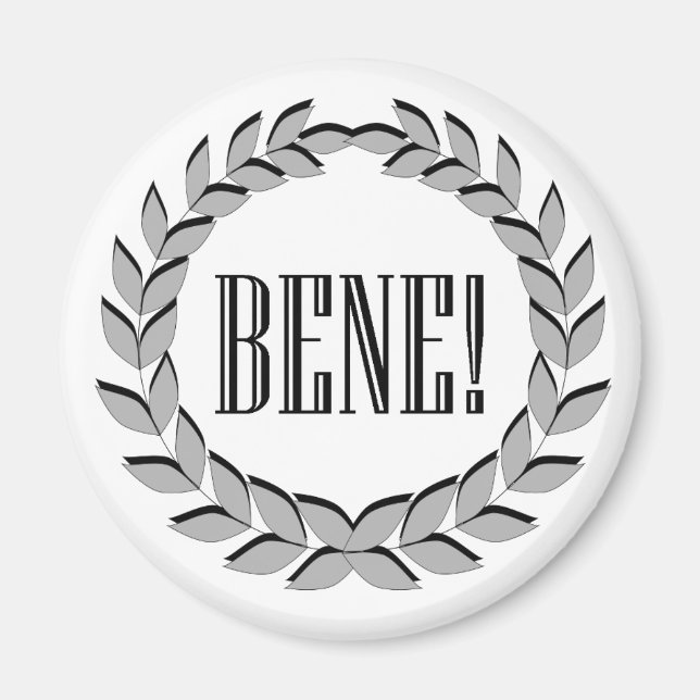Aimant Bene ! Bon boulot ! (Devant)