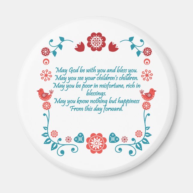 Aimant Bénédiction 8 (Devant)