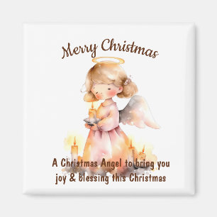 Aimant Bénédiction de l'ange de Noël
