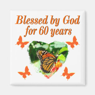 AIMANT BÉNÉFICIÉ PAR DIEU 60E ANNIVERSAIRE BUTTERFLY DESI